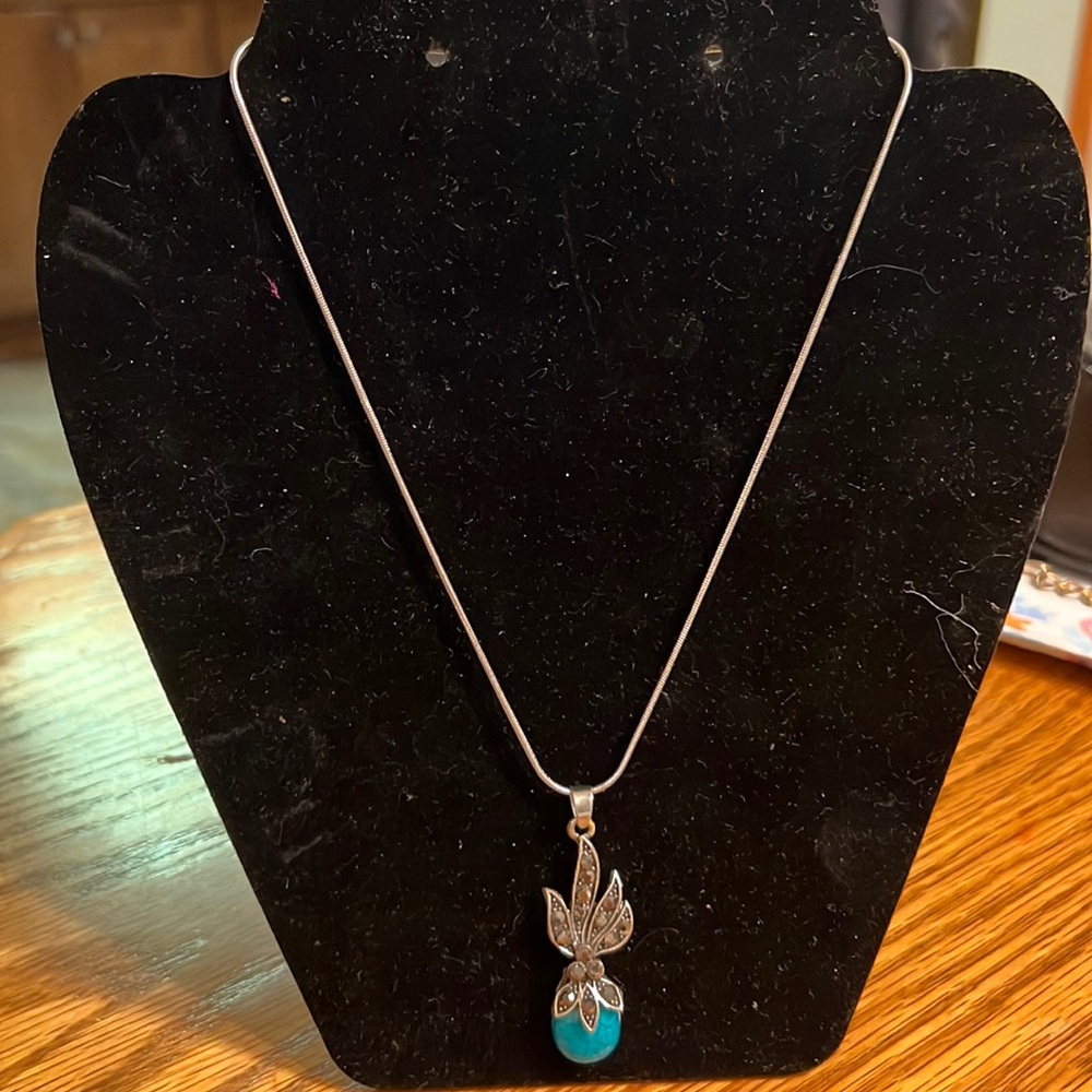 Pineapple necklace with 16” chain
